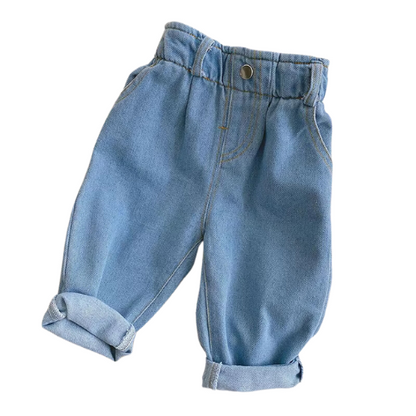 Fashion Denim Jeans for Baby Girls – Stylish & Comfortable Pants