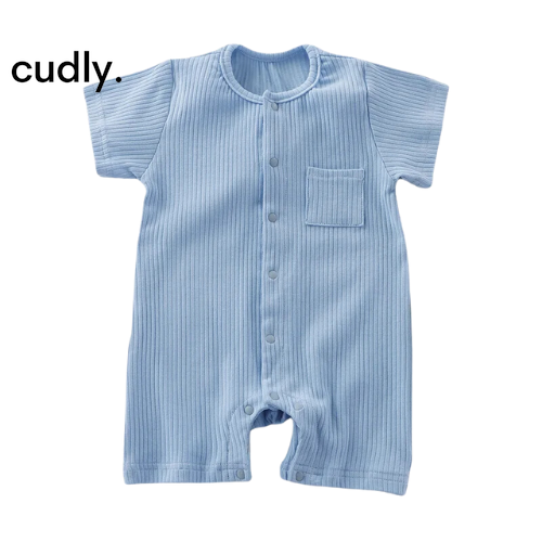 Boys Short Sleeve Romper Cotton Summer Bodysuits One-Pieces 0 to 12 Months Clothes 