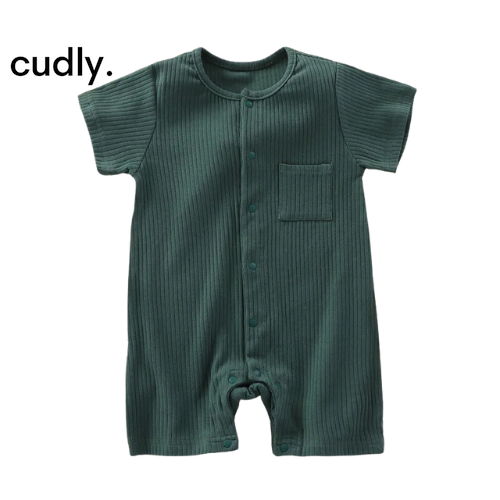 Boys Short Sleeve Romper Cotton Summer Bodysuits One-Pieces 0 to 12 Months Clothes 